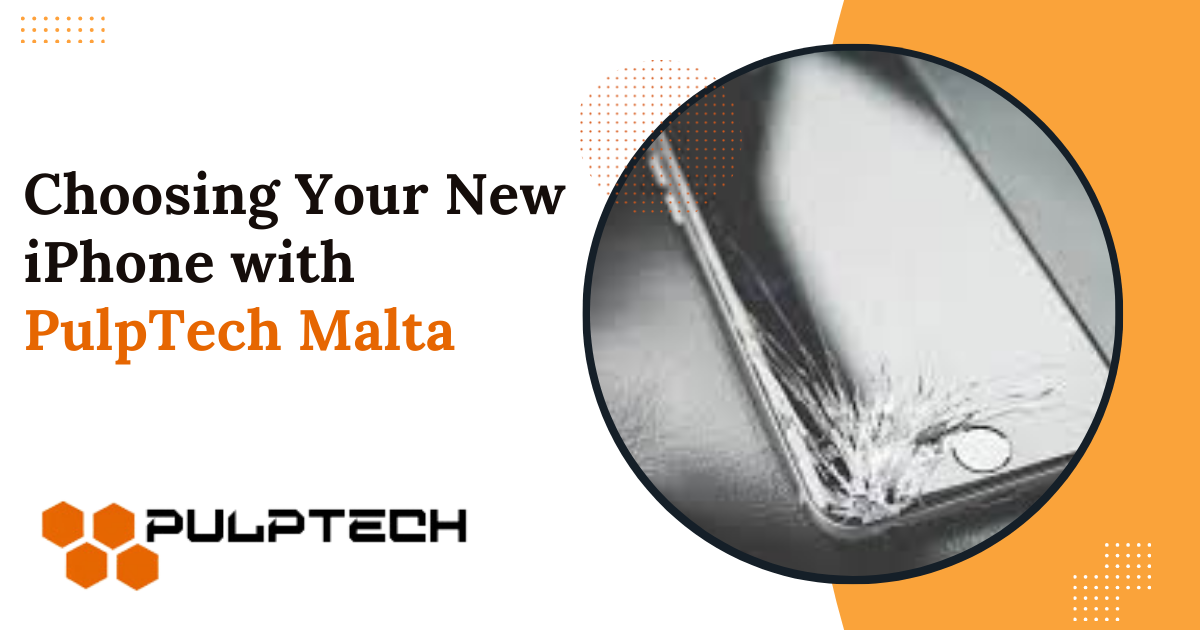 New iPhone with PulpTech Malta